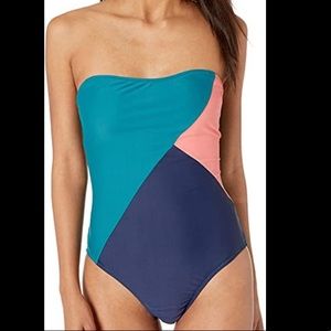 Jessica Simpson one piece Bandeau one-piece